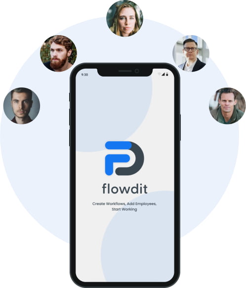 Connected Worker, Collaborative Work with Risk Management Software flowdit
