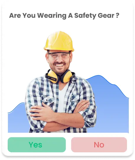 Safety compliance checklist on a mobile device with Environmental Health and Safety regulatory adherence
